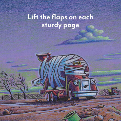 CONSTRUCTION SITE GETS A FRIGHT!: A HALLOWEEN LIFT-THE-FLAP BOOK - RINKER. SHERR